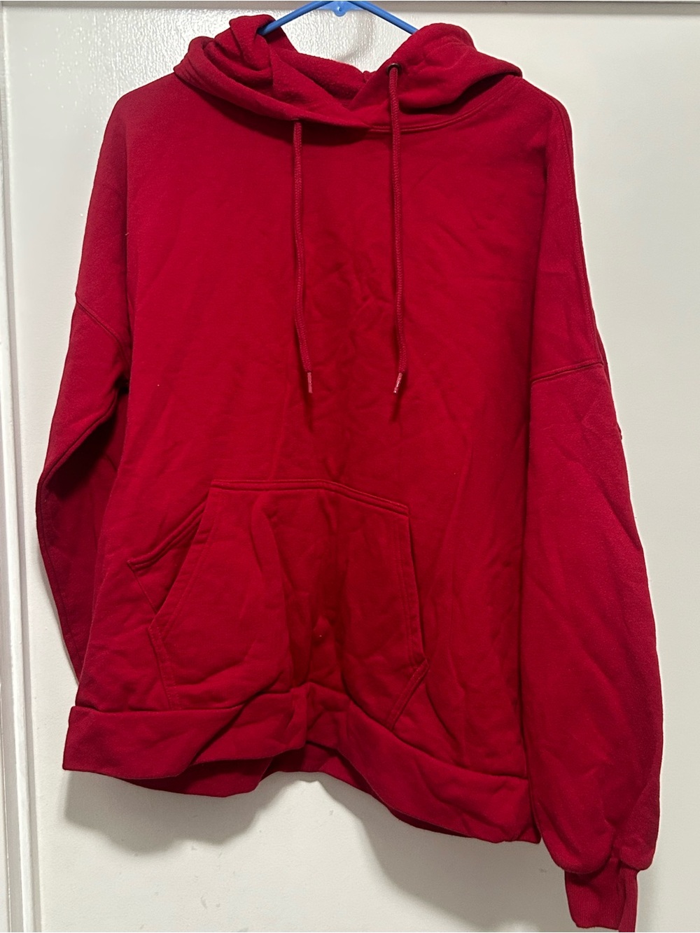 Zenana Outfitters Red Hooded Crew Tracksuit